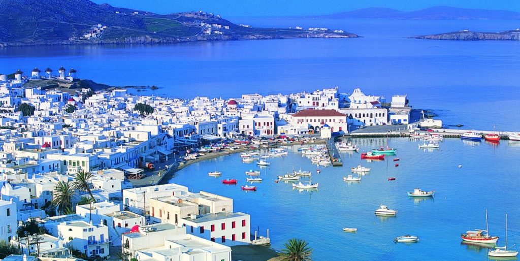 Mykonos Harbour, Mykonos Island, Greece